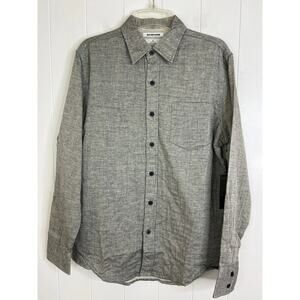 Man x One Teaspoon NWT Classic Ace Shirt Button Down Long Sleeve SZ Med‎